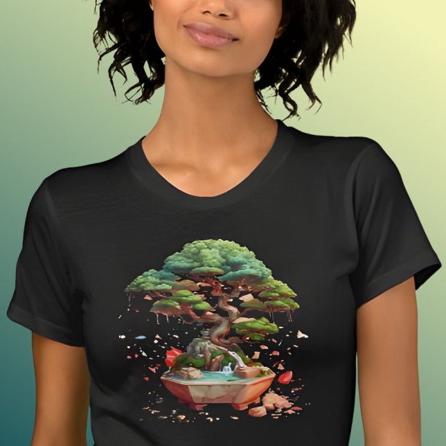 T-shirt Graphique de l'arbre bonsaï (Créateur téléchargé)