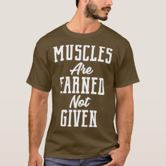 T-shirt Graphique de l'entraînement des muscles gagnés non