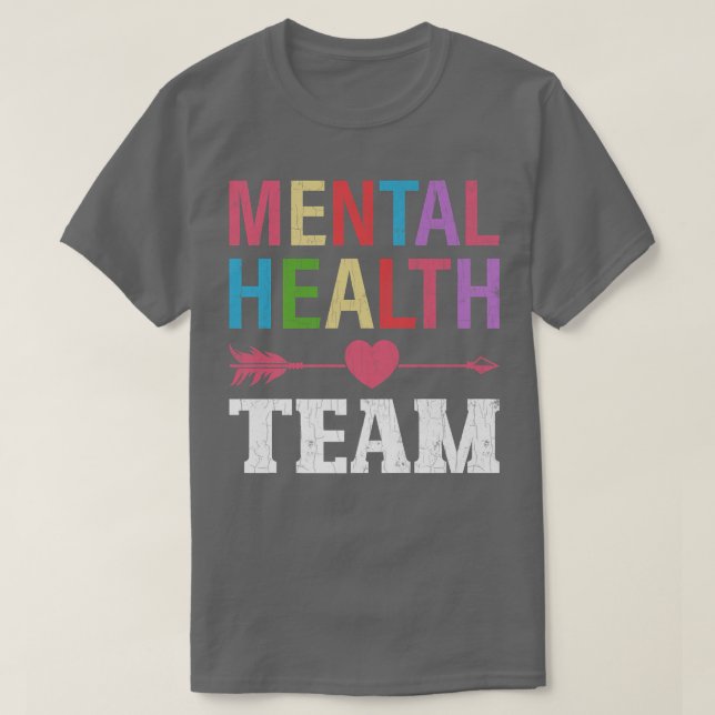 T-shirt Graphique de l'équipe de sensibilisation à la sant (Design devant)