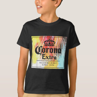 T-shirt Graphique de logo Corona Extra Carré sous licence 
