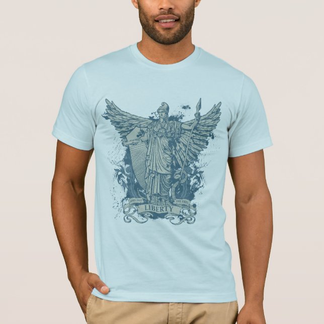 T-shirt graphique de Madame Liberty (Libertas) (Devant)