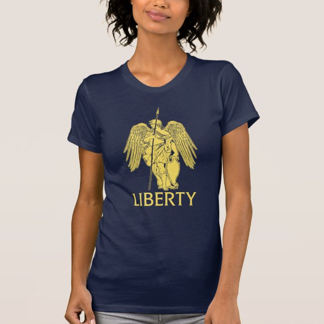 T-shirt graphique de Madame Liberty (Libertas) (Devant)