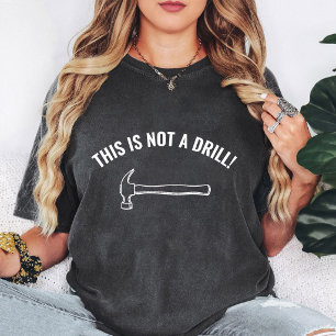 T-shirt Graphique de marteau Ceci N'est Pas Un Perçage