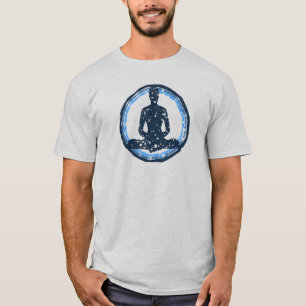T-shirt graphique de méditation de yoga