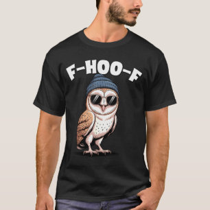 T-shirt Graphique de mème d'oiseau drôle F-hoo-f