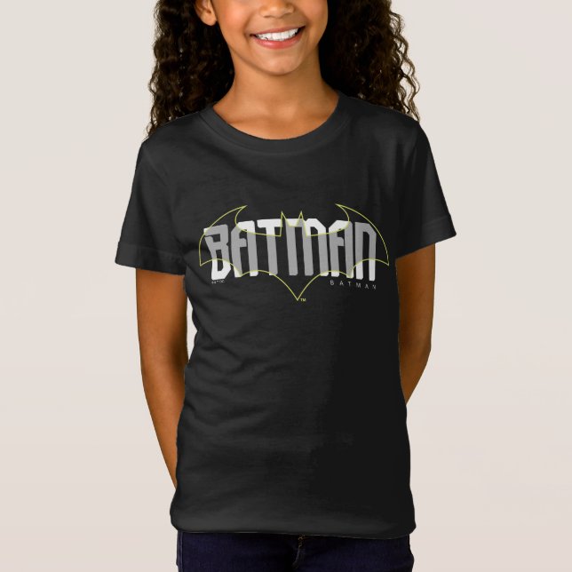 T-Shirt Graphique de nom haute technologie Batman (Devant)