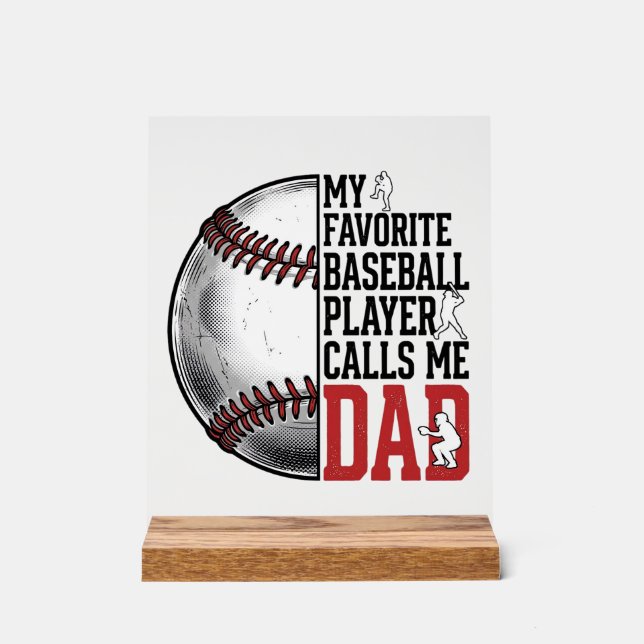 T-Shirt Graphique de Papa de Baseball Gravure Vint (Recto)