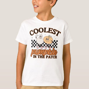 T-shirt Graphique de patchs Citrouille mignon