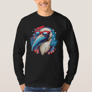 T-shirt Graphique de pélican du 4 juillet