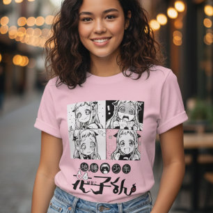 T-Shirt Graphique de Planche de Manga pour Enfants