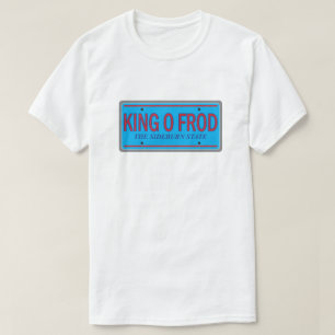 T-shirt Graphique de plaque minéralogique du Roi O Frod
