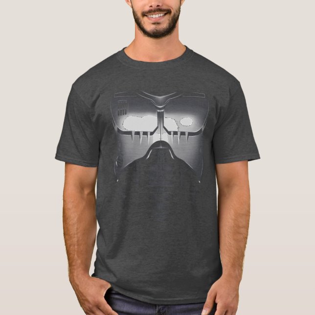 T-shirt Graphique de plaque thoracique de Robocop (Devant)