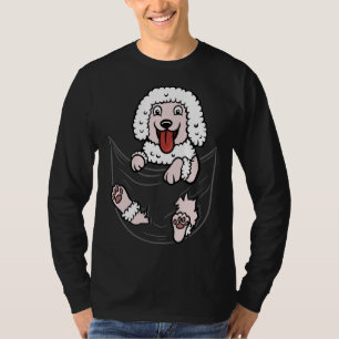 T-shirt Graphique de poche de caniche