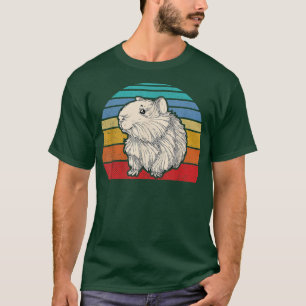 T-shirt Graphique de porc de Guinée rétro drôle