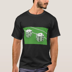 T-shirt Graphique de rendu de dés gras