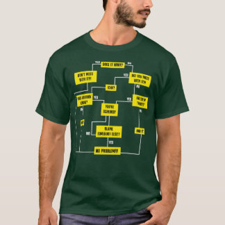 T-shirt Graphique de résolution de problèmes hommes