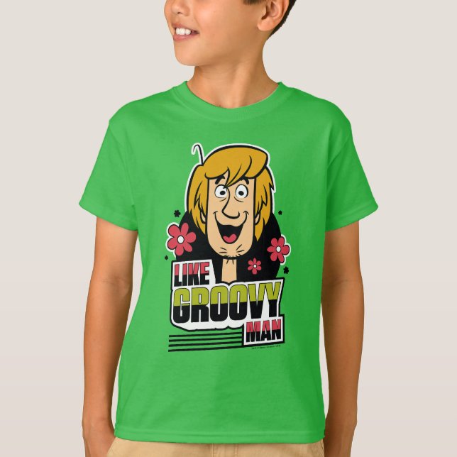 T-shirt Graphique de Shaggy "Like Super Man" (Devant)