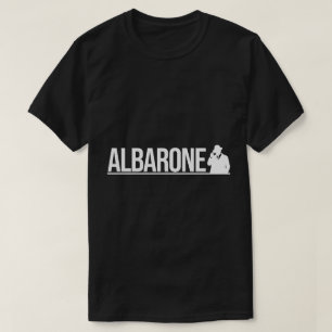 T-shirt Graphique de silhouette de gangster Albarone - Bla