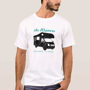 T-shirt Graphique de silhouette de la classe C Motorhome