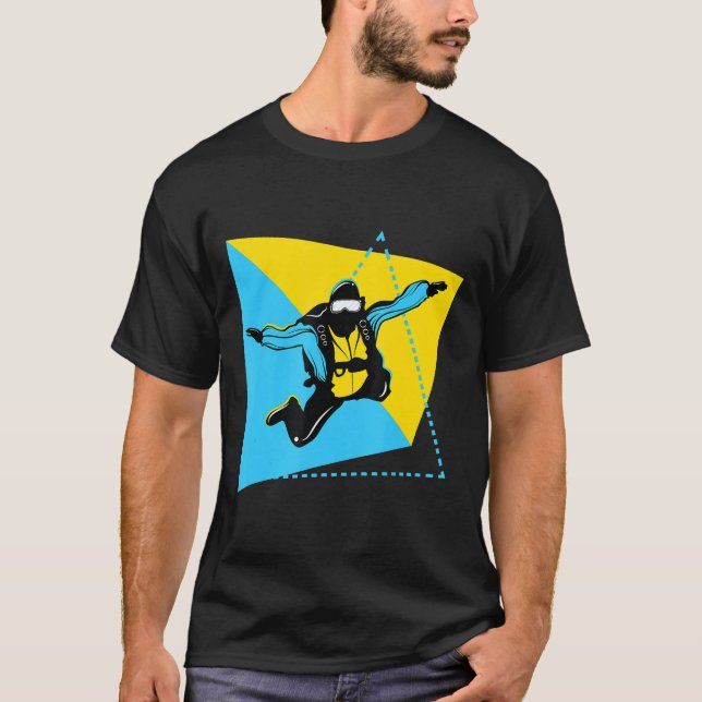 T-shirt Graphique de Skydiving (Devant)