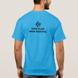 T-shirt Graphique De Souche Et De Flocon De Neige