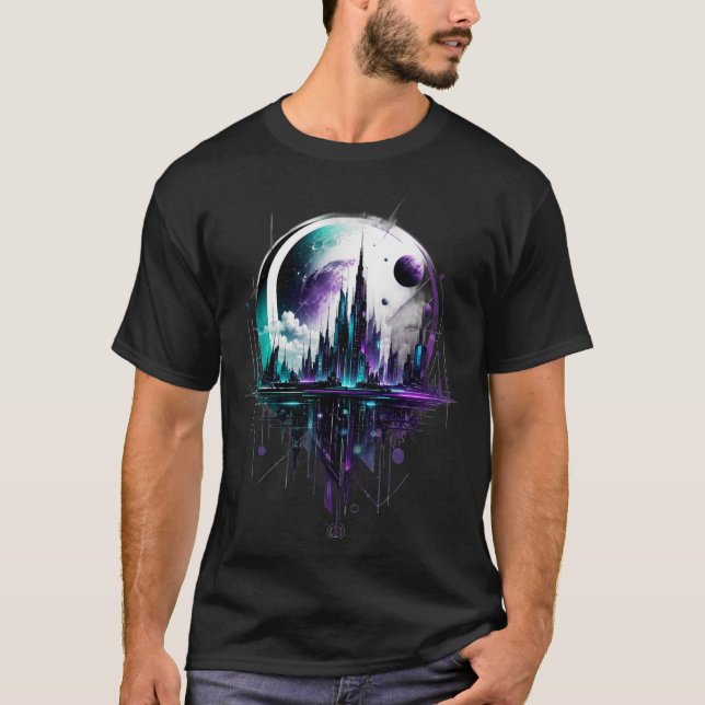 T-Shirt Graphique de Streetwear Moderne (Devant)