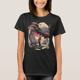 T-shirt Graphique de tatouage japonais Vintage Ukiyo e Kan