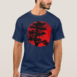 T-shirt Graphique de tradition japonaise de bonsaï