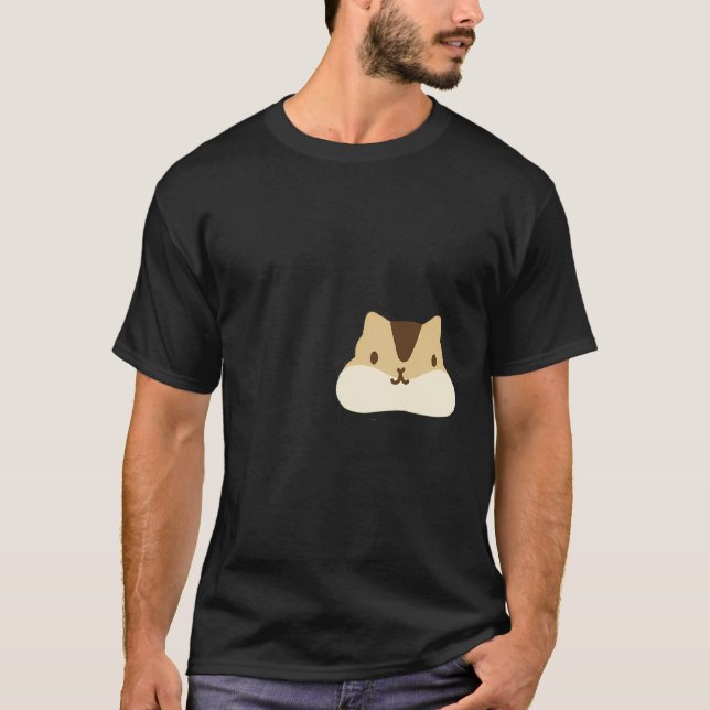 T-shirt Graphique de visage de petit écureuil (Devant)
