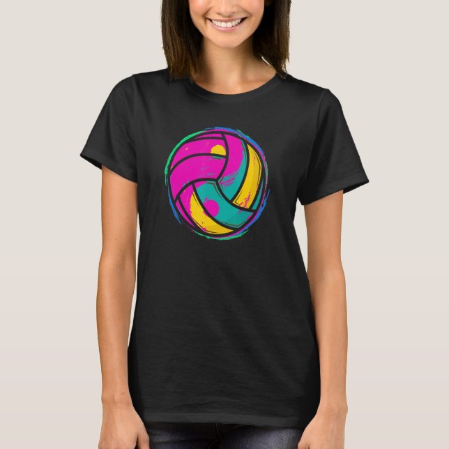 T-shirt Graphique de volley-ball dans Yang Volleyball Girl (Devant)