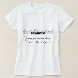 T-Shirt Graphique Définition de Manifestation