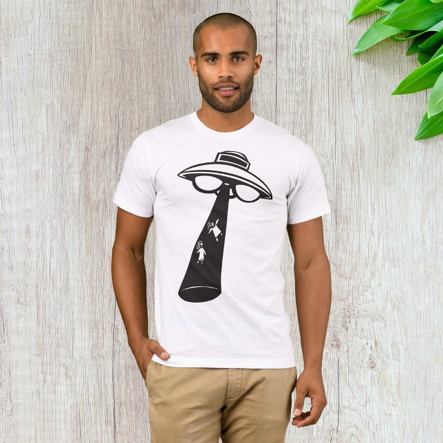 T-shirt Graphique d'enlèvement d'ovni rétro Alien Sci-Fi (Créateur téléchargé)