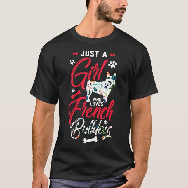 T-shirt Graphique des Bulldogs français (Devant)