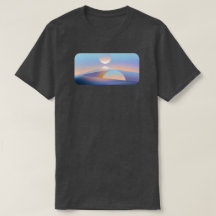 T-shirt graphique désertique de science-fiction mi
