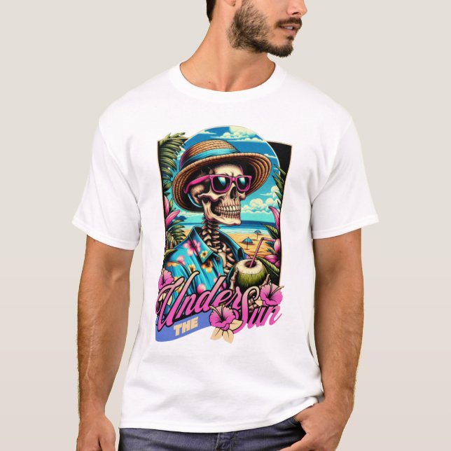 T-shirt Graphique d'été (Devant)