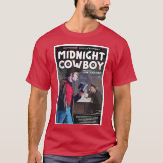 T-shirt Graphique Deux Hommes Dessine Cowboys Film Photo P