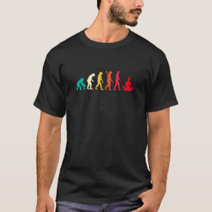 T-shirt Graphique d'évolution Méditation Relaxation