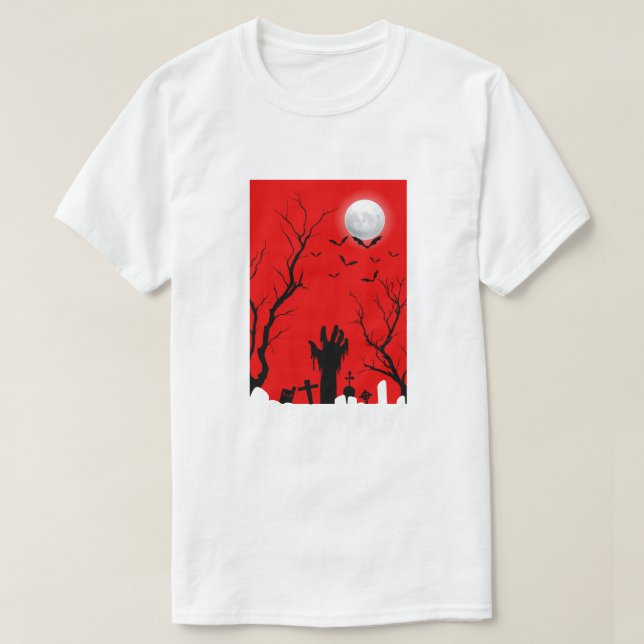 T-shirt Graphique d'horreur (Design devant)