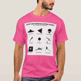 T-shirt Graphique d'ID Uap Usaf (Drôle)