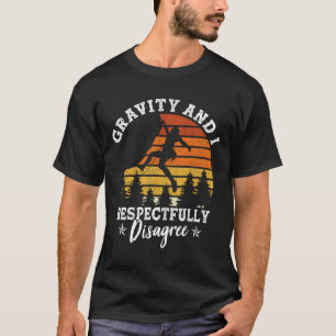 T-shirt Graphique drôle d'amant d'escalade pour femmes et