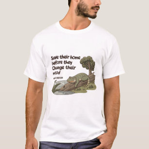T-shirt graphique drôle de Komodo dormant Citation