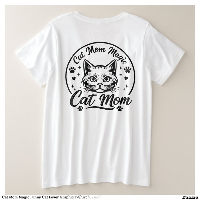 T-shirt graphique drôle de magie de maman de chat  (Créateur téléchargé)