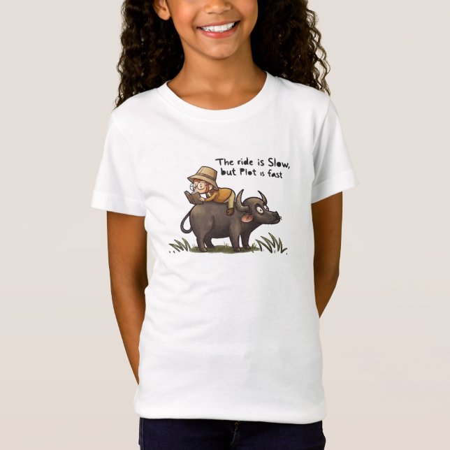 T-shirt graphique drôle de singe lisant sur des en (Devant)