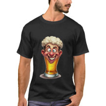 T-shirt graphique drôle d'IPA de bière pour hommes