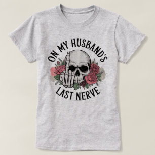 T-shirt graphique drôle – Sur le dernier nerf de m