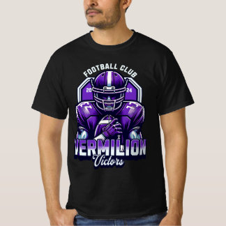 T-shirt graphique du club de football de Vermillio