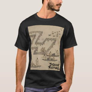 T-shirt graphique du festival de musique x art fol