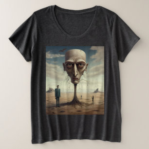 T-shirt graphique du rêve surréaliste du désert