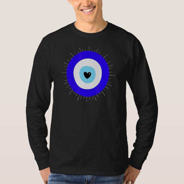 T-shirt Graphique Du Troisième Oeil Du Mal Et De La Protec (Devant)