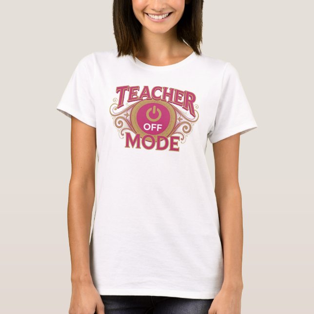 T-shirt graphique Dynamic Red TEACH MODE OFF (Devant)